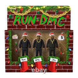 RUN-D. M. C. Holiday Action Figures 3-Pack CHRISTMAS IN HOLLIS ReAction DMC
