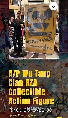 RZA Albino & Preto Wu Tang Kimono Figurine collectible