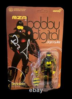 RZA Signed Bobby Digital Wu Tang Clan ReAction Figurine JSA