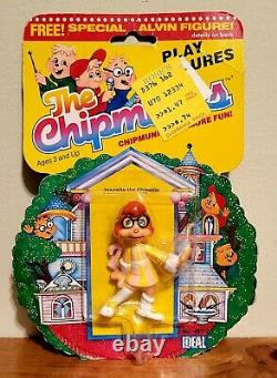 Rare 1984 Vintage Alvin &The Chipmunks Chipettes Jeanette PVC Figure NOS Ideal