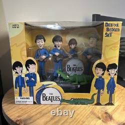 Rare 2004 The Beatles Cartoon Deluxe Boxed Action Figure Set McFarlane Toys New