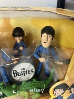 Rare 2004 The Beatles Cartoon Deluxe Boxed Action Figure Set McFarlane Toys New