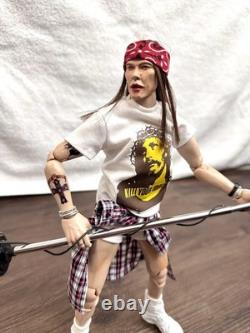 Rare Axl Rose 1/6 Figure Hot Toys Slash Guns N Roses 1992 Use Your Illusion Tour