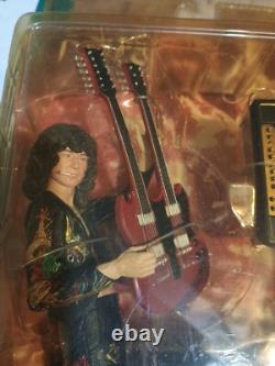 Rare JIMMY PAGE Led Zeppelin Action Figure Guitar Amp ZOSO New in Box Rare