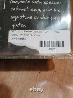 Rare JIMMY PAGE Led Zeppelin Action Figure Guitar Amp ZOSO New in Box Rare