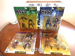 Rare KISS Rock Music 1998 PYSCHO CIRCUS Action Figures Collectible in Box