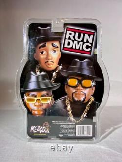 Rare Mezco Run DMC Action Figures Set Of 3 Run, Dmc, Jmj. New Unopened