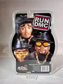Rare Mezco Run DMC Action Figures Set Of 3 Run, Dmc, Jmj. New Unopened