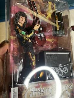 Rare Neca 7inch Jimmy Page with double neck guitar and cigarette in mouth