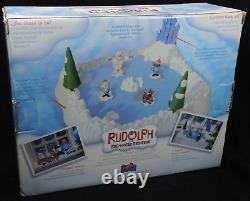Rare-Rudolph The Red Nose Reindeer Music And Motion Bumble Chase Ice Skate Works