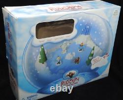 Rare-Rudolph The Red Nose Reindeer Music And Motion Bumble Chase Ice Skate Works