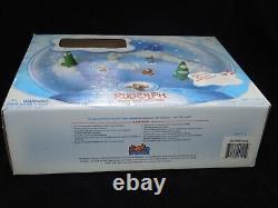 Rare-Rudolph The Red Nose Reindeer Music And Motion Bumble Chase Ice Skate Works