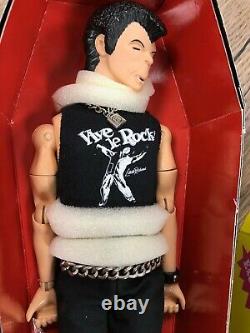 Rare Sid Vicious in coffin Action Figure Doll Sex Pistols Figure