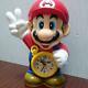Rare Super Mario World Clock Toy Nintendo Japan Music Mario Bros Figure Used