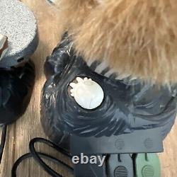 Rare Vintage Bandai Caveman Drummers 3 Piece Set Battery Powered Musical Toy