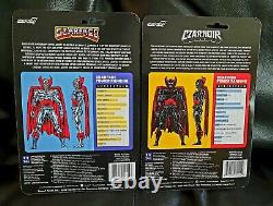 ReAction Super7 Czarface #2 Blue Variant & Czar Noir 3.75 Figure Lot MINT MOC