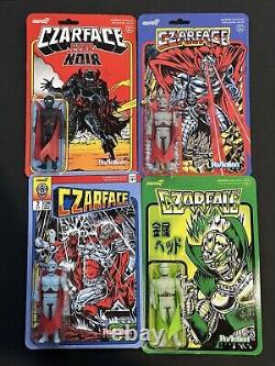ReAction Super7 Czarface / 3.75 1st Release Wu Tang Doom / Lot of 4 /