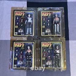 Retro Kiss Love Gun 8 Series 1 Action Figures Set Of 4 Sealed (See Pics?)