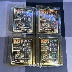 Retro Kiss Love Gun 8 Series 1 Action Figures Set Of 4 Sealed (See Pics?)