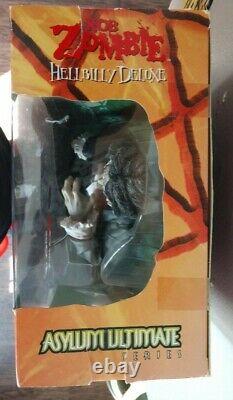 Rob Zombie Art Asylum Hellbilly 18 Deluxe Figure w SOUND PLAYS DRAGULA Unopened
