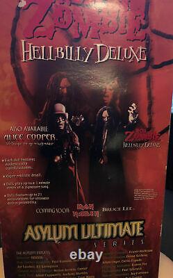 Rob Zombie Hellbilly Art Asylum 18 Doll with Sound 2001 Horror Figure Halloween