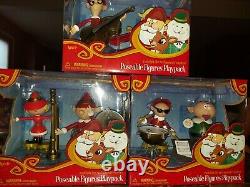 Rudolph Figures Playpack Musical Set Memory Lane Forever Fun RARE Christmas