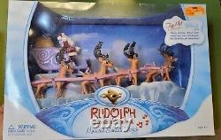 Rudolph the Red-Nosed Reindeer Santa's musical sleigh Christmas original package