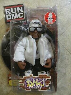 Run-dmc Mezco White Outfits Action Figure Set (3) Rare Kid Robot Exclusive