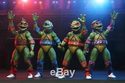 SDCC 2020 NECA TMNT Musical Mutagen Tour 4 Pack 7 Figures Ninja Turtles Presell