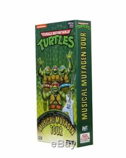 SDCC 2020 NECA TMNT Musical Mutagen Tour 4 Pack 7 Figures Ninja Turtles Presell