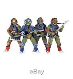 SDCC 2020 NECA TMNT Musical Mutagen Tour 4 Pack NEW Ninja Turtles XL Shirt