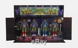 SDCC 2020 NECA TMNT Musical Mutagen Tour Ninja Turtle 4-Pack & Tour Merch size L