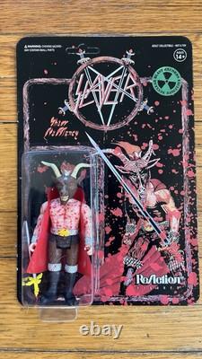 SDCC BLOODY Slayer Minotaur Show No Mercy Reaction Super7 Nuclear Blast RARE