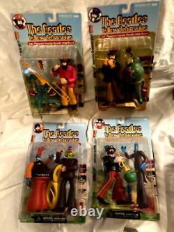SEALED The Beatles Pepper Yellow Submarine lot of 18 McFarlane figures set MINT