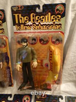 SEALED The Beatles Pepper Yellow Submarine lot of 18 McFarlane figures set MINT