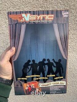 SEALED Vintage 2000 Set/5 NSYNC Marionettes Action Figures Dolls FREESHIP
