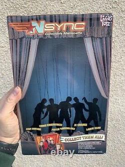 SEALED Vintage 2000 Set/5 NSYNC Marionettes Action Figures Dolls FREESHIP