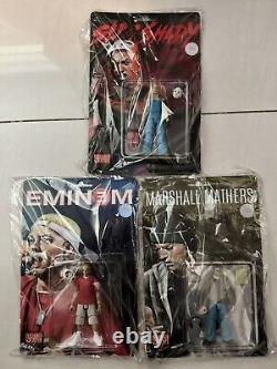 SET OF 3 SEALED Eminem Shady Con Black Friday 2021 Action Figure Toy Slim Shady