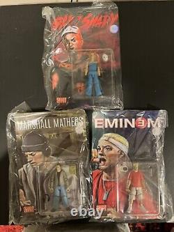 SET OF 3 SEALED Eminem Shady Con Black Friday 2021 Action Figure Toy Slim Shady
