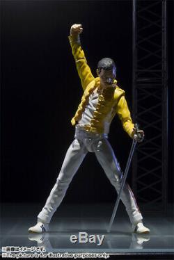 SH Figuarts Freddie Mercury Queen Figure NEW ORIGINAL Bohemian Rhapsody S-H