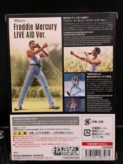 SH Figuarts Queen Freddie Mercury Live Aid Ver. Action Figure Japan Excellent