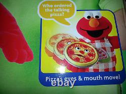 SINGING PIZZA ELMO 2007 Plush Toy SESAME STREET Fisher Price STUFFED ANIMAL DOLL