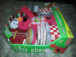 SINGING PIZZA ELMO 2007 Plush Toy SESAME STREET Fisher Price STUFFED ANIMAL DOLL