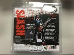 SLASH Guns N' Roses Figure Guitar Amp McFarlane MIB Clear Package