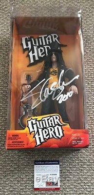 SLASH Signed Guitar Hero GUNS N' ROSES McFARLANE Action FIGURE Rock Toy PSA/DNA