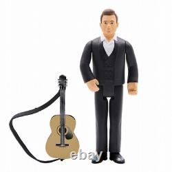 SUPER7 3.75 inch Figure Series ReAction JOHNNY CASH THE MAN IN BLACK Ver. New