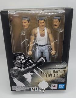 S. H. Figuarts Bandai Tamashii Nations Freddie Mercury Live Aid Ver. Figure NIB