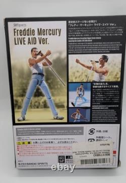 S. H. Figuarts Bandai Tamashii Nations Freddie Mercury Live Aid Ver. Figure NIB