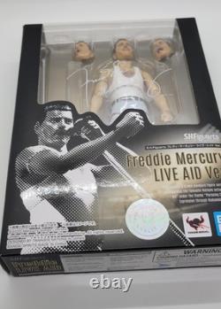 S. H. Figuarts Bandai Tamashii Nations Freddie Mercury Live Aid Ver. Figure NIB
