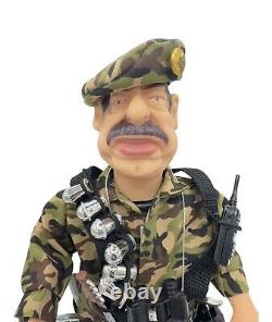 Saddam Hussain Doll Irak President Dance Play Music Action Singer Rare 13 X 7